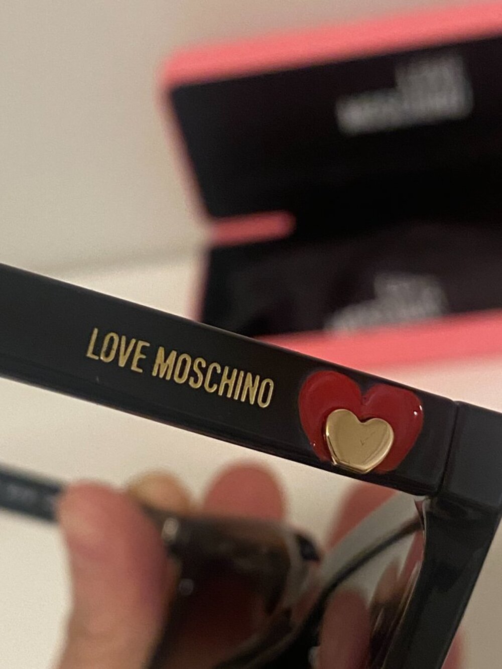 NWT Love Moschino Black Sunglasses - Picture 3 of 10